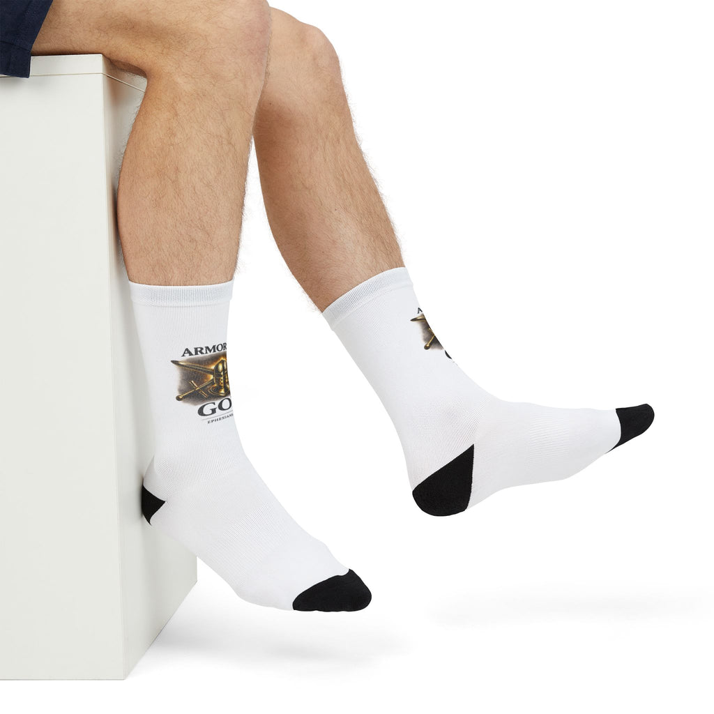 Armor of God Christian Crew Socks – Faith Sublimation Socks for Believers