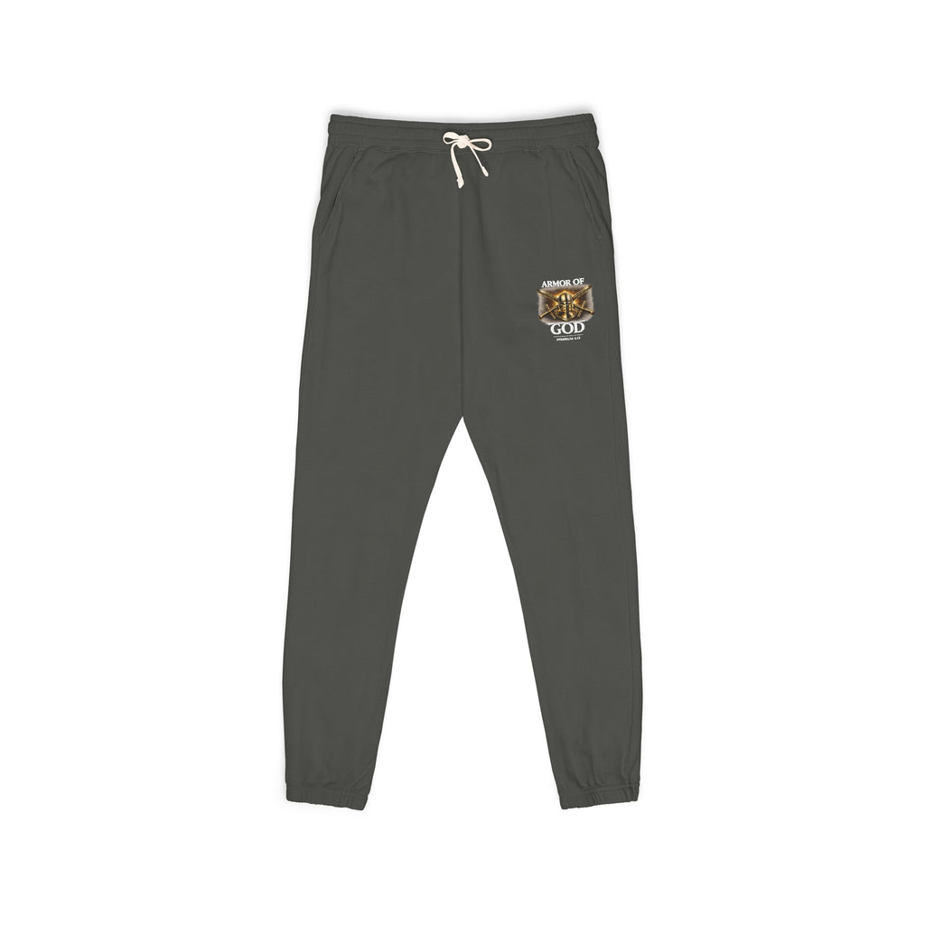 AMOR OF GOD Christian Sweatpants – Garment Dyed Faith Joggers for Men & Women