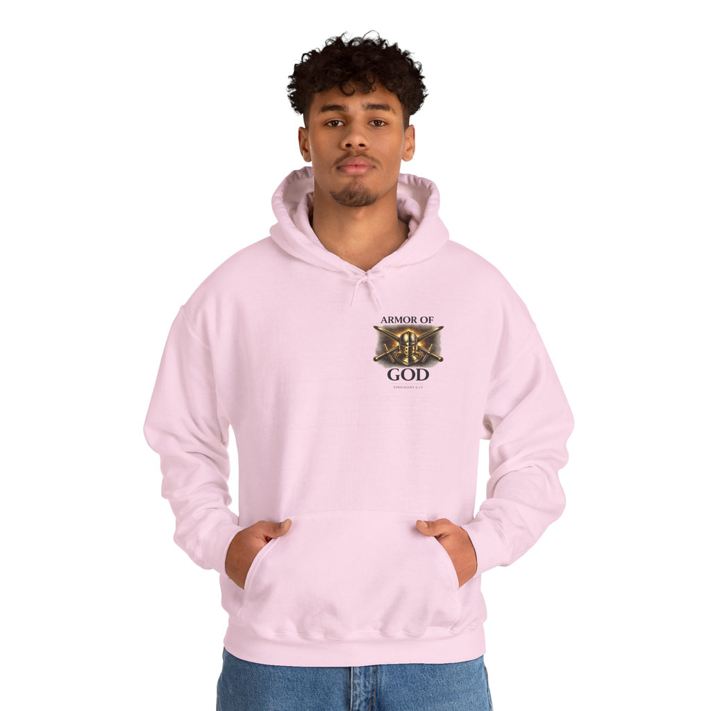 Armor of God Christian Hoodie – Built by Faith Graphic Hooded Sweatshirt