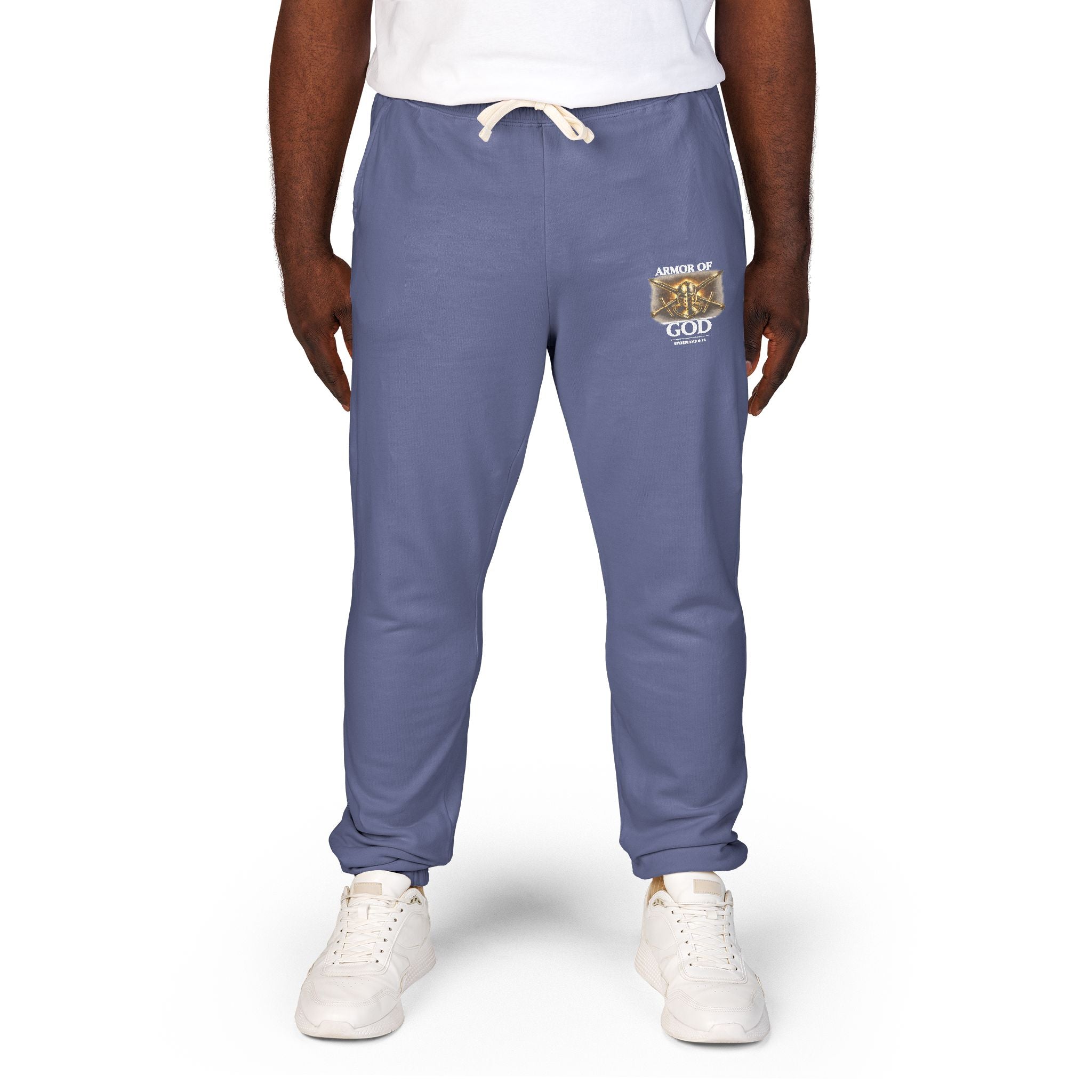 AMOR OF GOD Christian Sweatpants – Garment Dyed Faith Joggers for Men & Women