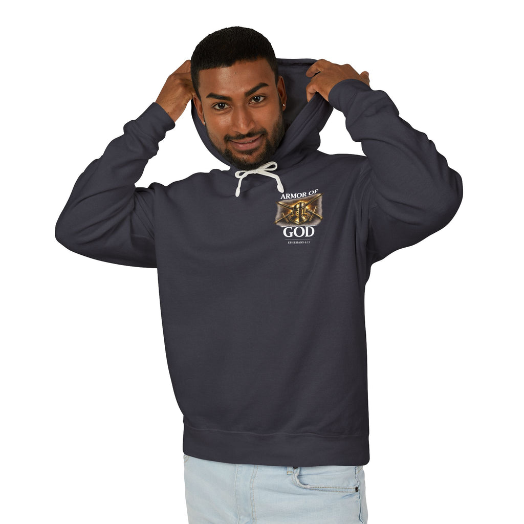 Built by Faith Christian Hoodie – Live For God Armor Graphic Sweatshirt