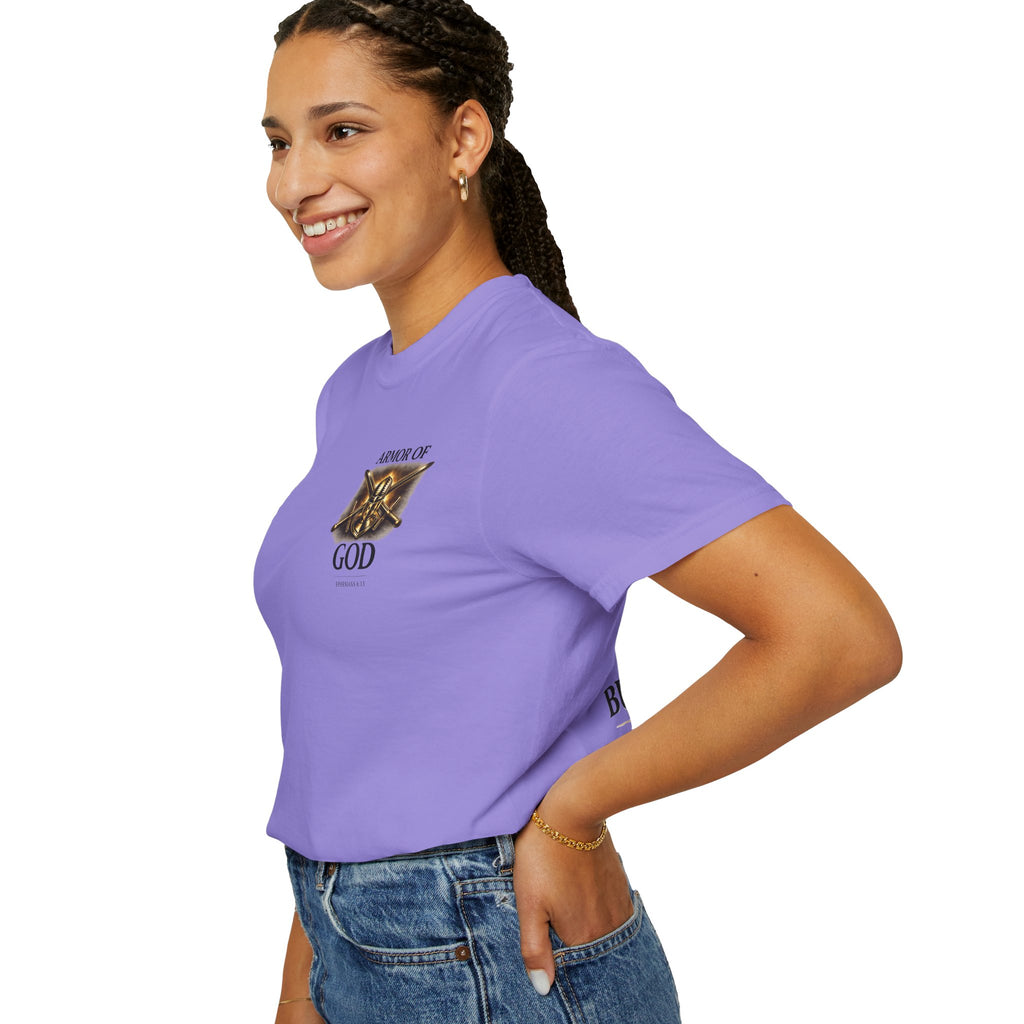 Armor of God Christian T-Shirt – Discipline Endure Pain Built by Faith Tee