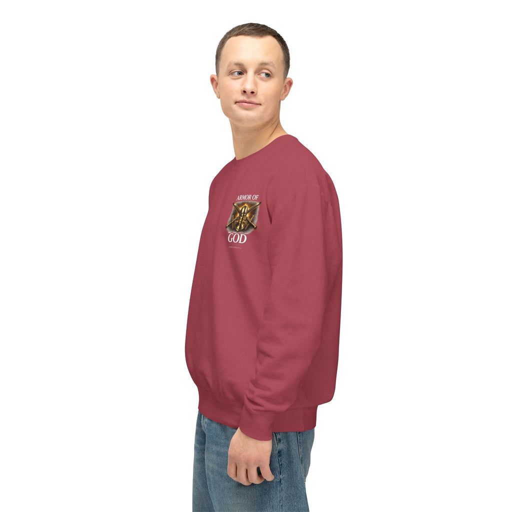 Discipline Built by Faith Sweatshirt – Armor of God Christian Crewneck