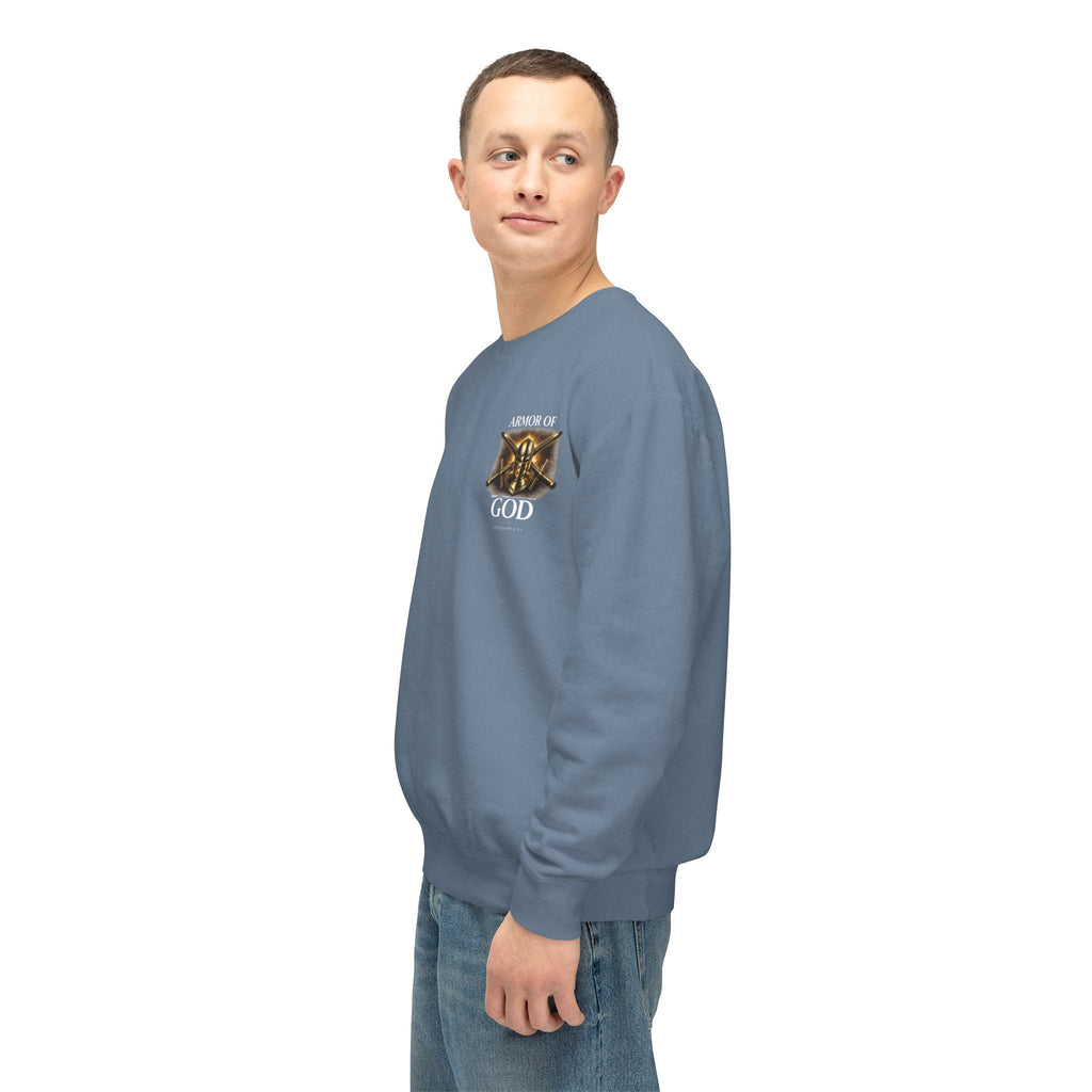 Discipline Built by Faith Sweatshirt – Armor of God Christian Crewneck