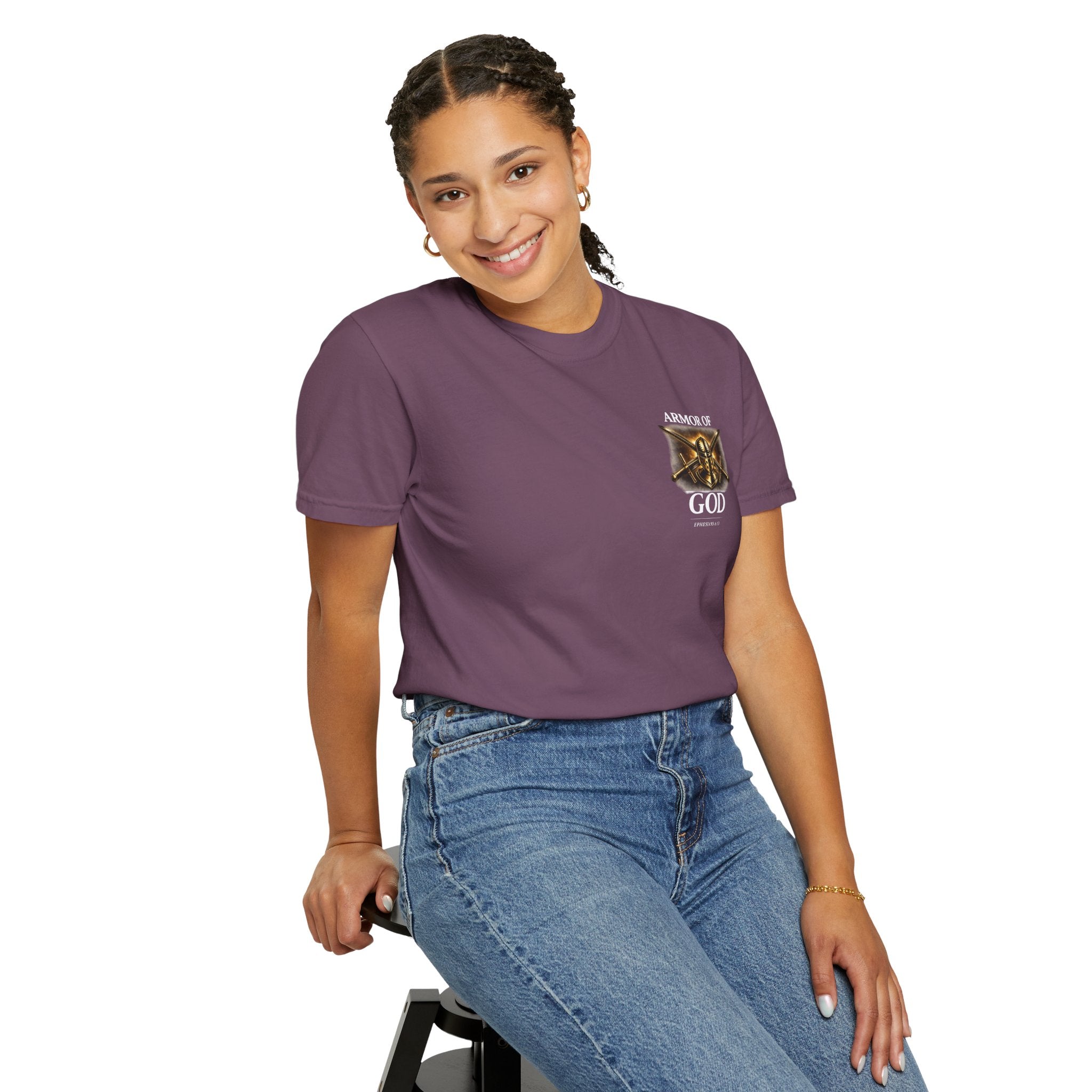 Armor of God Christian T-Shirt – Discipline Built by Faith Graphic Tee