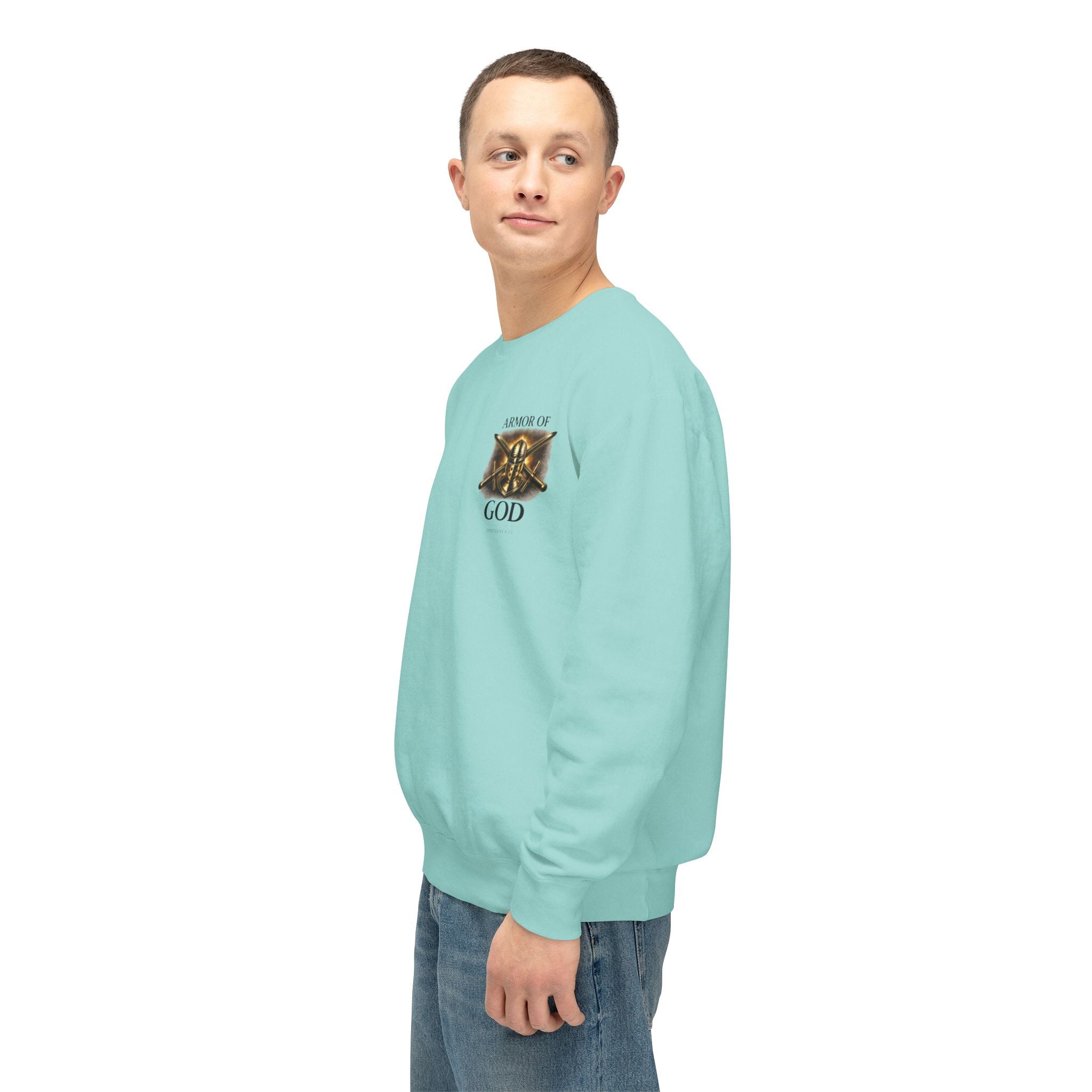 Discipline Built by Faith Sweatshirt – Armor of God Christian Crewneck