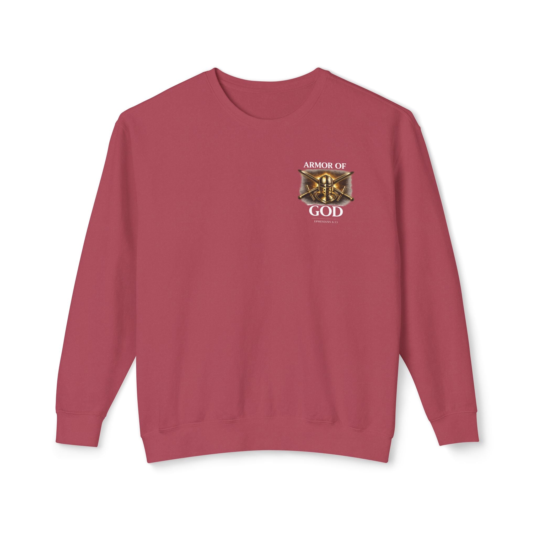 Discipline Built by Faith Sweatshirt – Armor of God Christian Crewneck