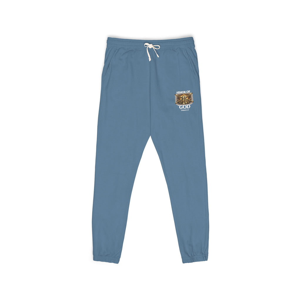 AMOR OF GOD Christian Sweatpants – Garment Dyed Faith Joggers for Men & Women