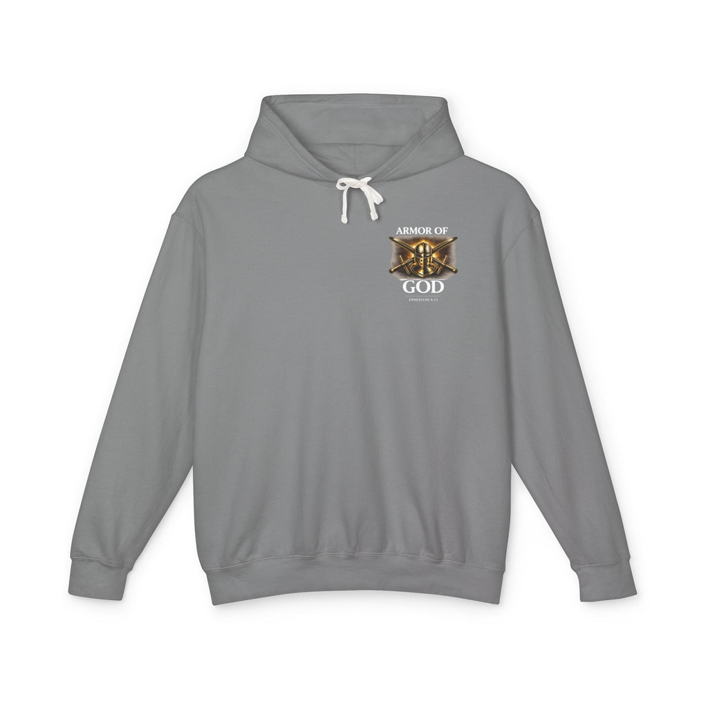 Built by Faith Christian Hoodie – Live For God Armor Graphic Sweatshirt