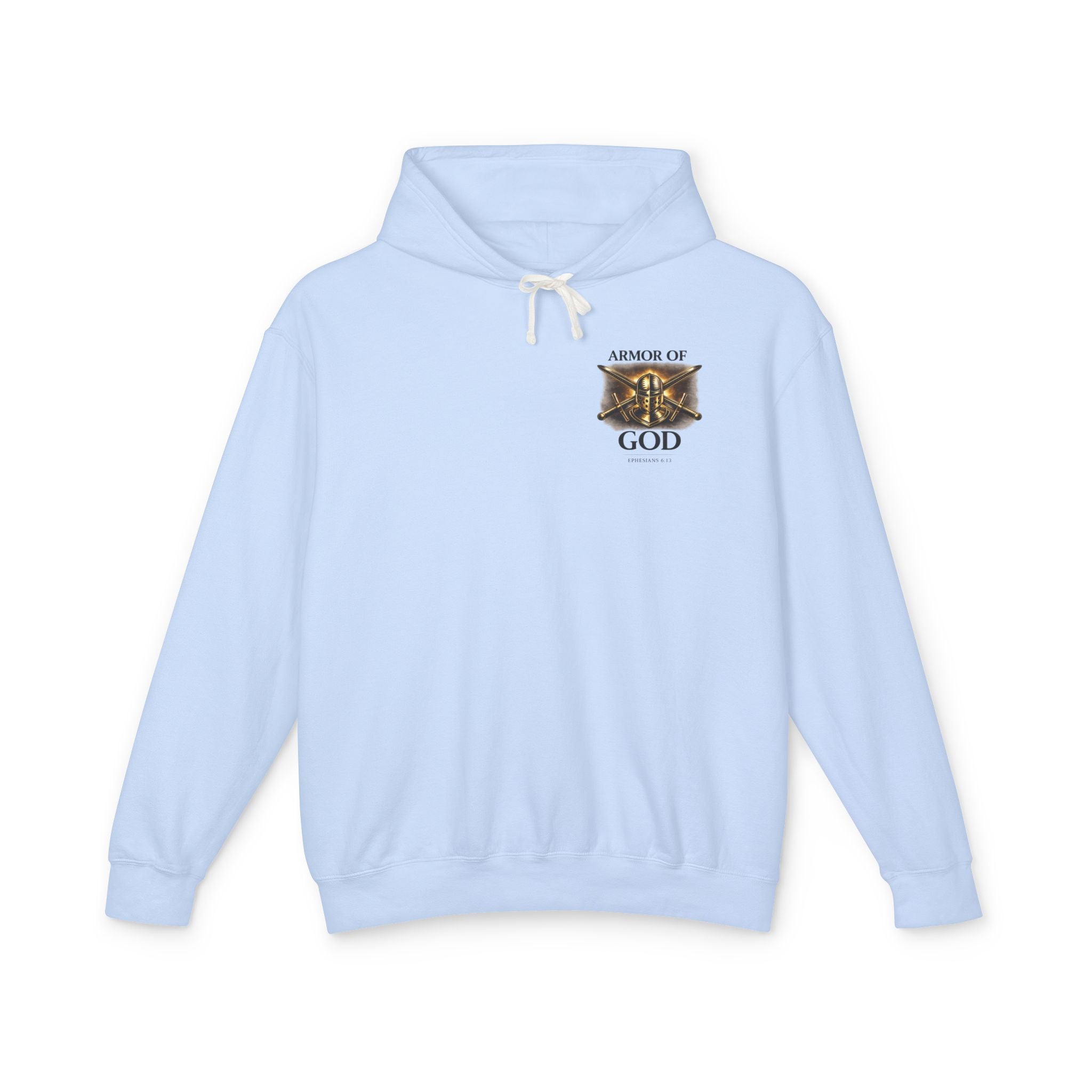 Built by Faith Christian Hoodie – Live For God Armor Graphic Sweatshirt