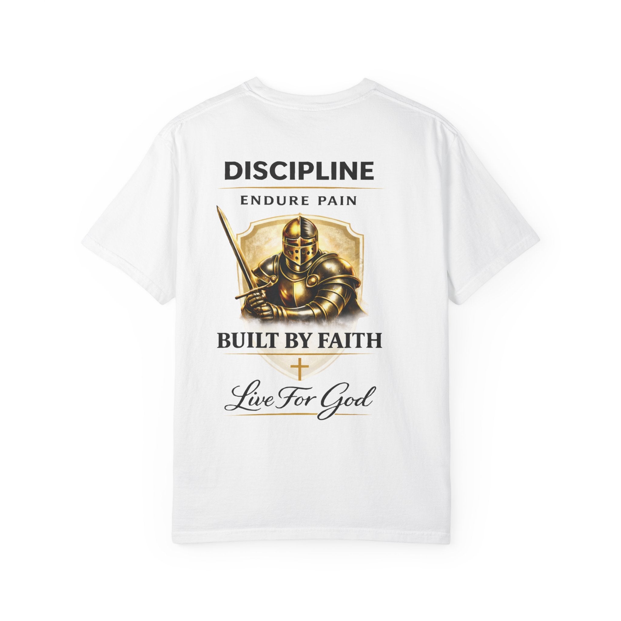 Armor of God Christian T-Shirt – Discipline Built by Faith Graphic Tee