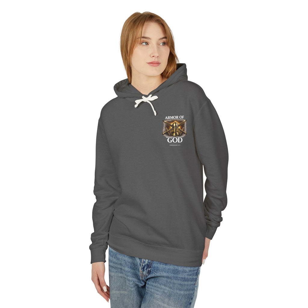 Built by Faith Christian Hoodie – Live For God Armor Graphic Sweatshirt