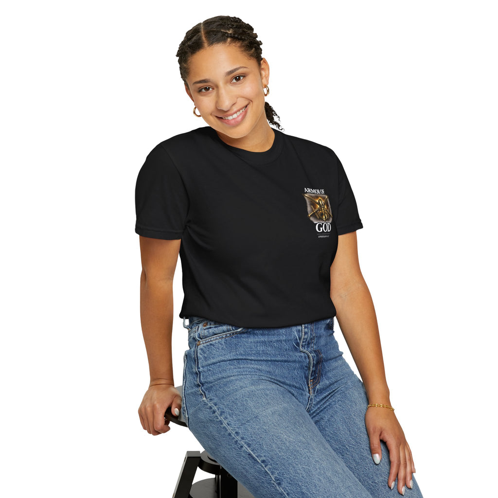 Armor of God Christian T-Shirt – Discipline Built by Faith Graphic Tee