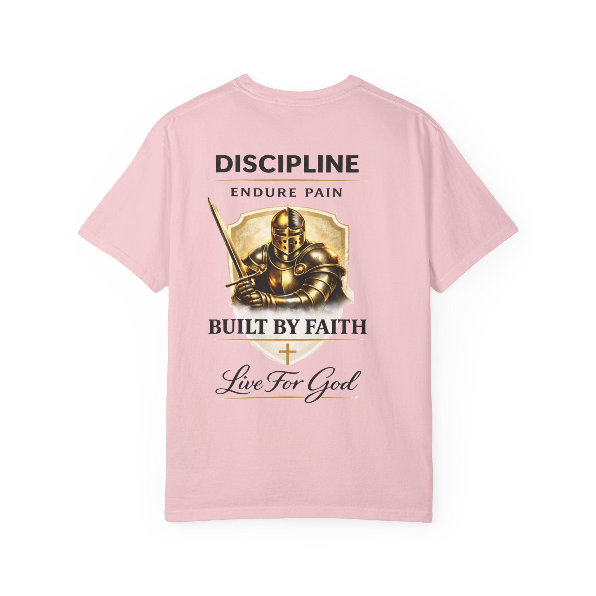 Armor of God Christian T-Shirt – Discipline Built by Faith Graphic Tee