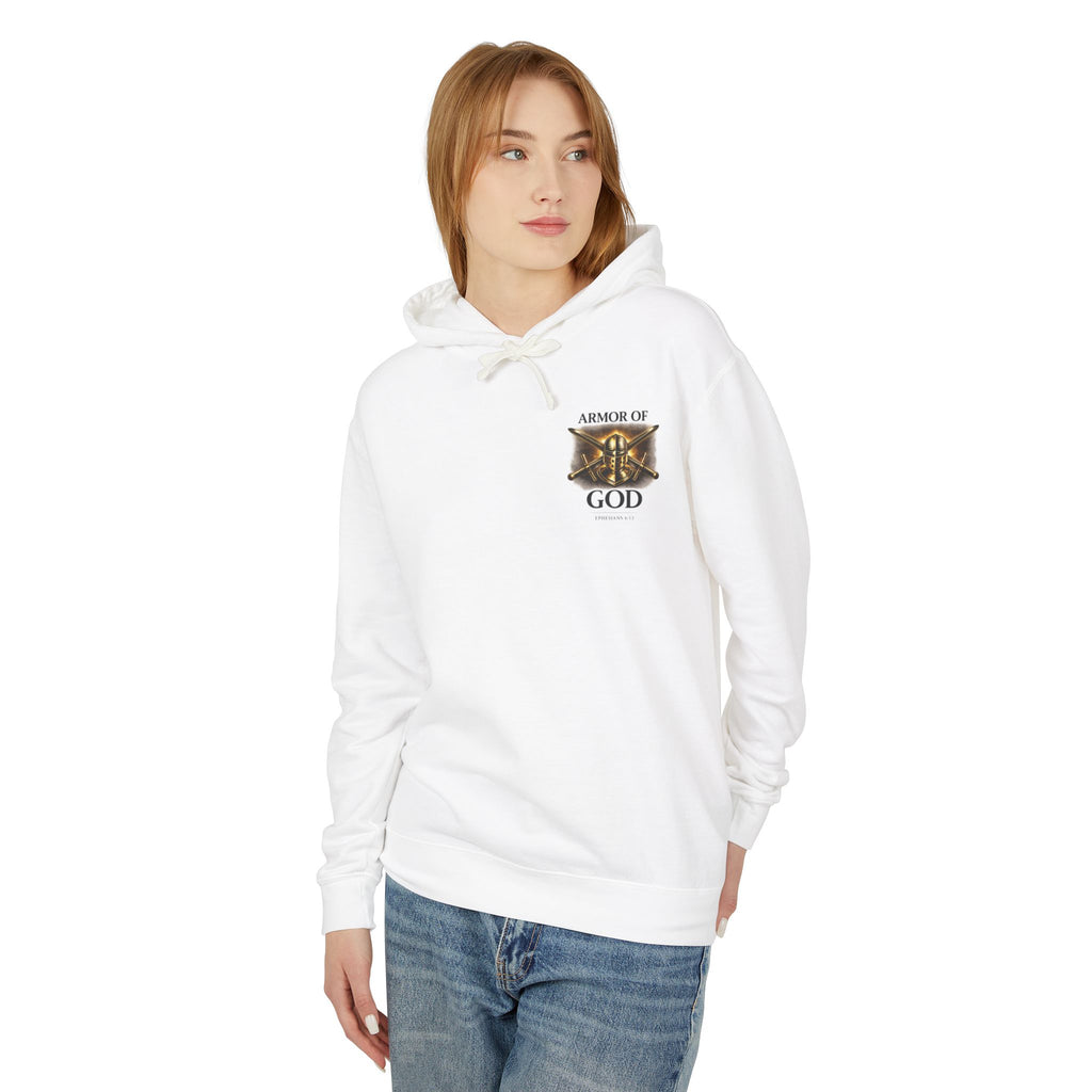 Built by Faith Christian Hoodie – Live For God Armor Graphic Sweatshirt
