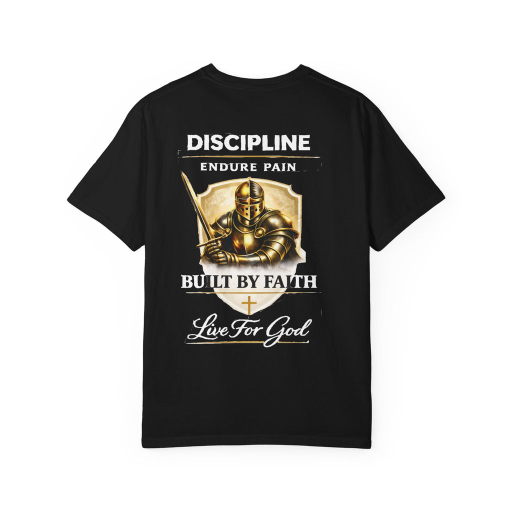 Armor of God Christian T-Shirt – Discipline Built by Faith Graphic Tee