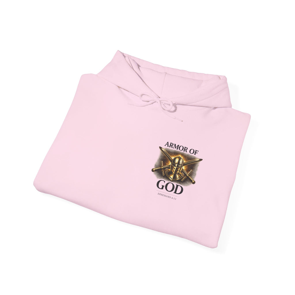 Armor of God Christian Hoodie – Built by Faith Graphic Hooded Sweatshirt