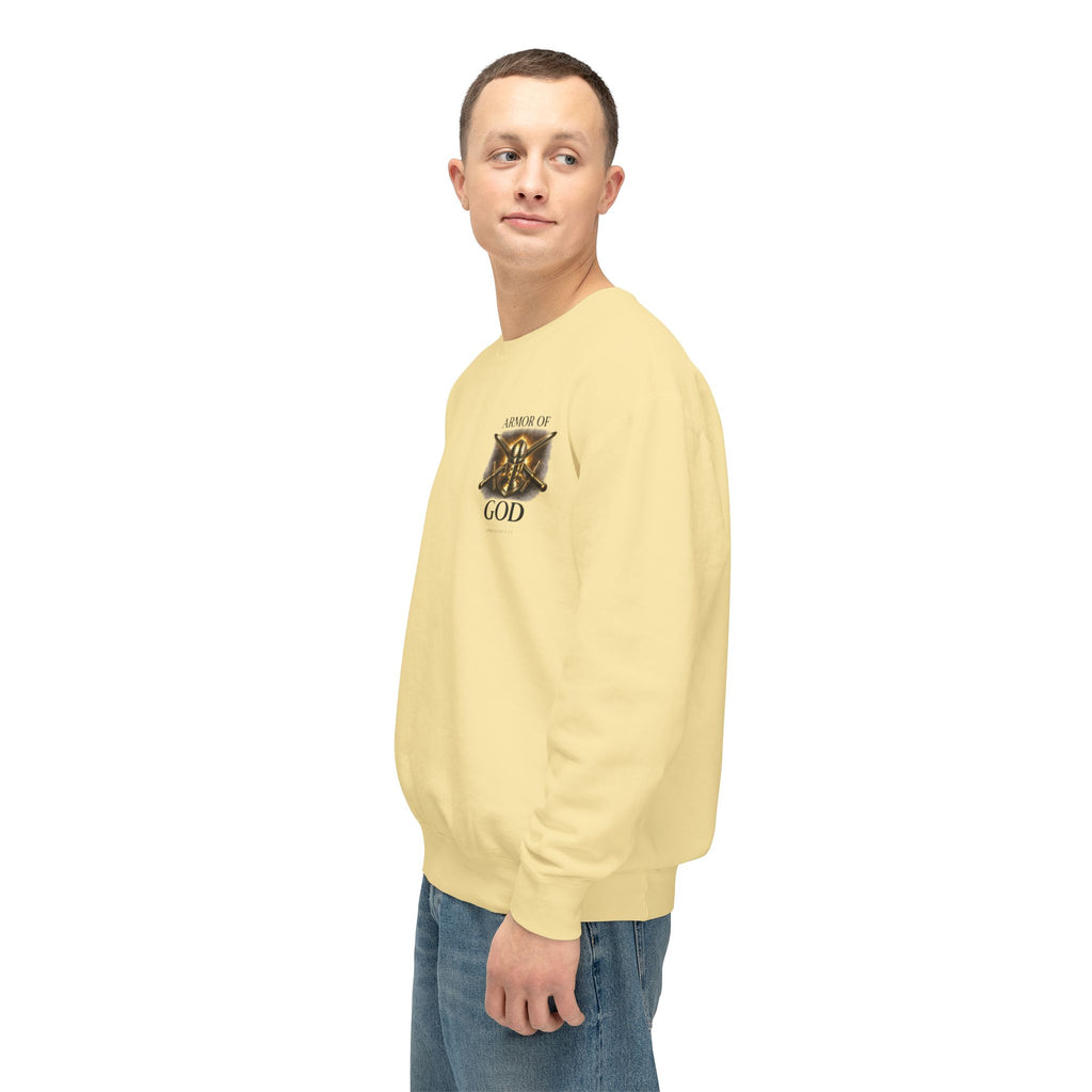 Discipline Built by Faith Sweatshirt – Armor of God Christian Crewneck