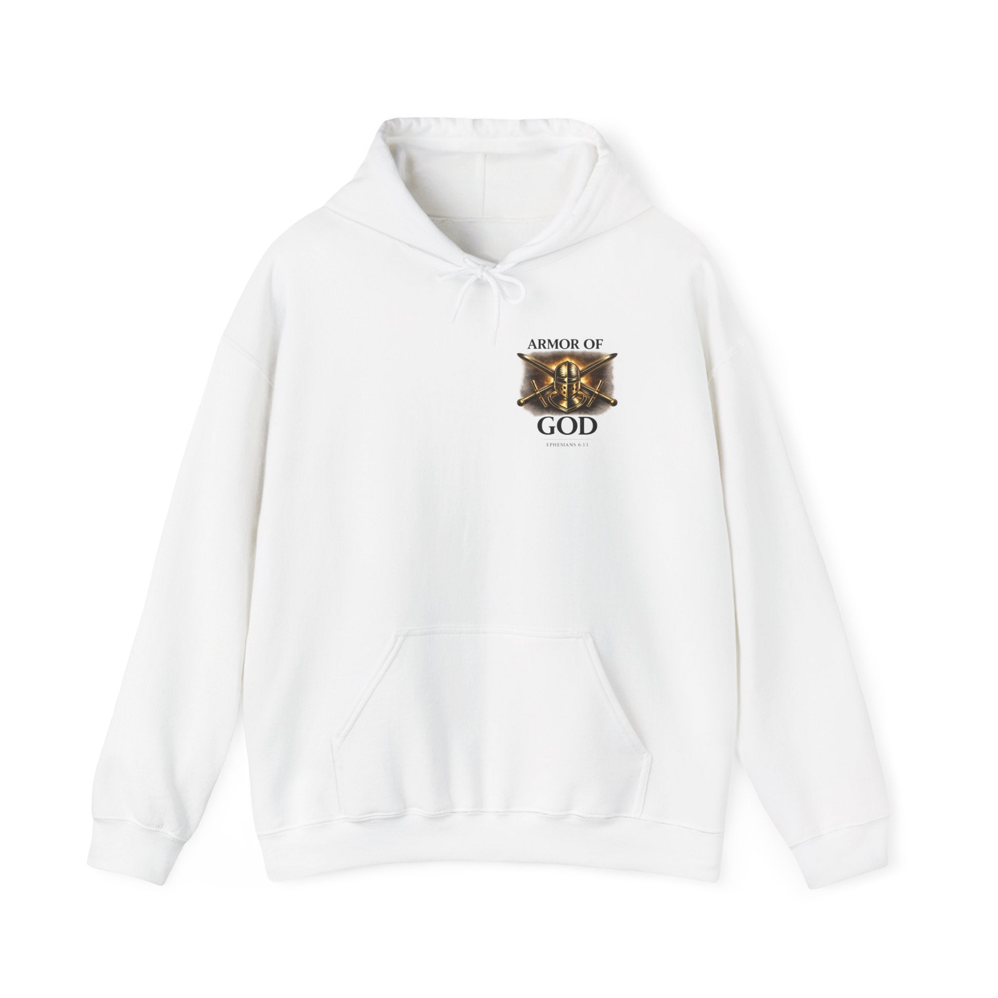 Armor of God Christian Hoodie – Built by Faith Graphic Hooded Sweatshirt
