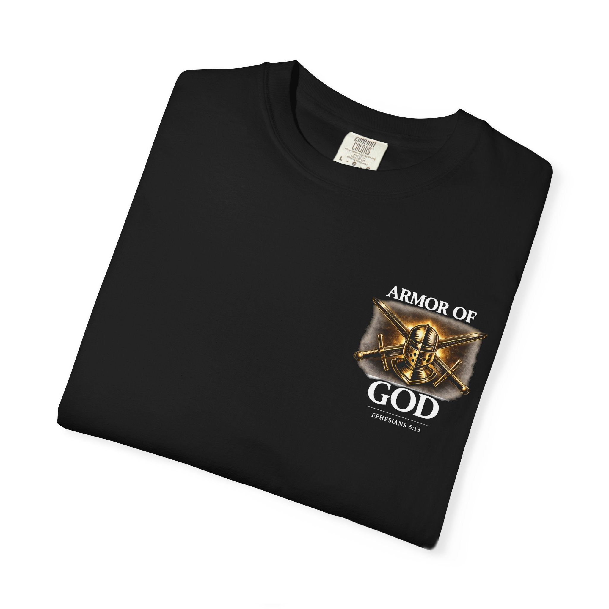 Armor of God Christian T-Shirt – Discipline Built by Faith Graphic Tee