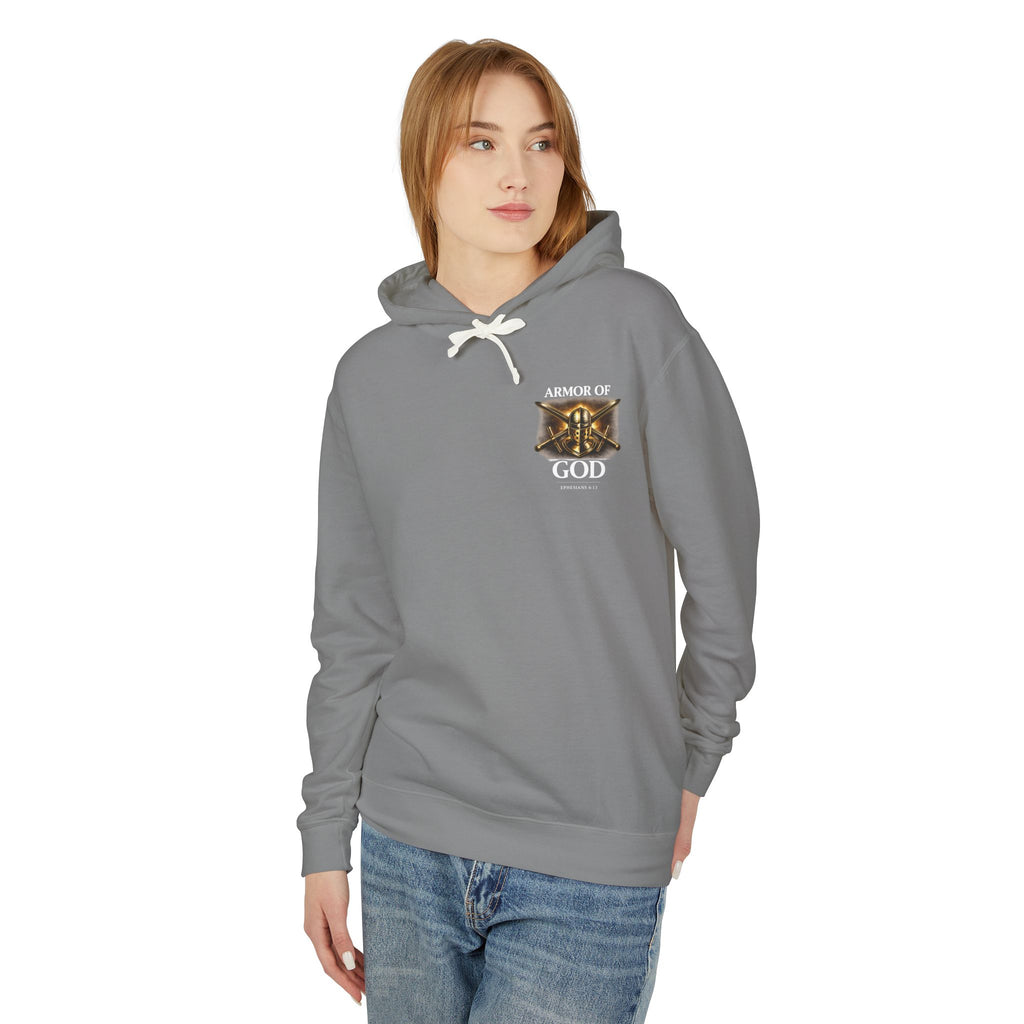 Built by Faith Christian Hoodie – Live For God Armor Graphic Sweatshirt