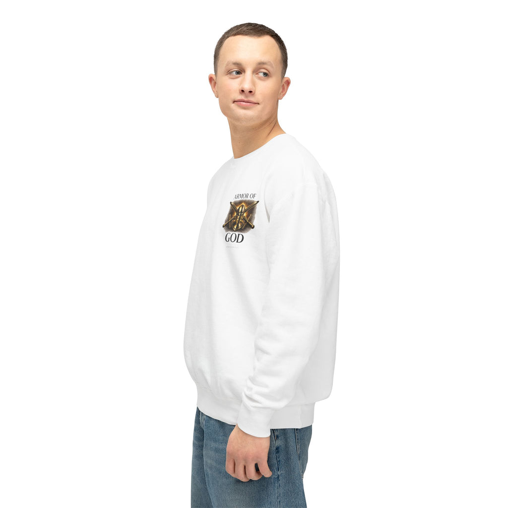 Discipline Built by Faith Sweatshirt – Armor of God Christian Crewneck