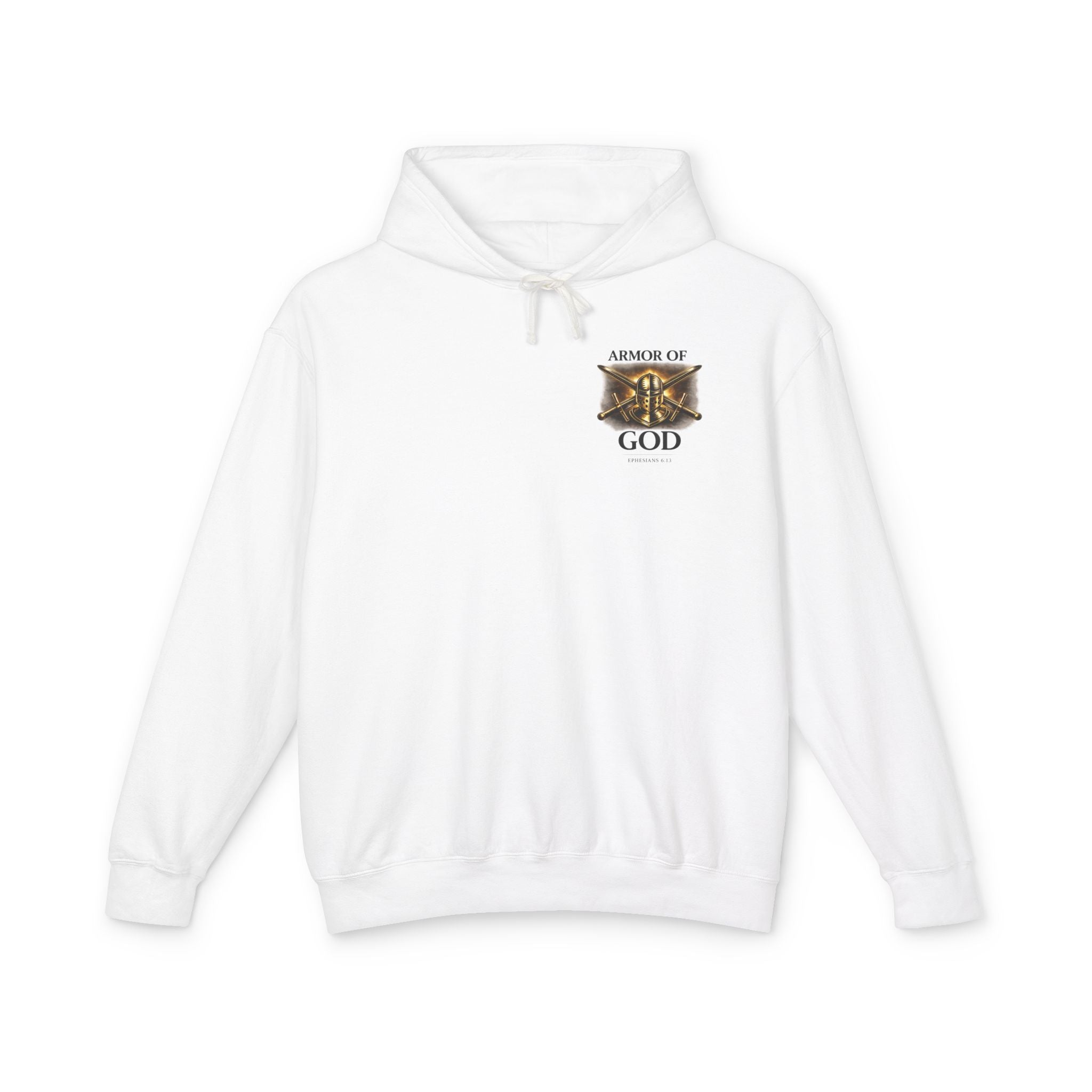 Built by Faith Christian Hoodie – Live For God Armor Graphic Sweatshirt