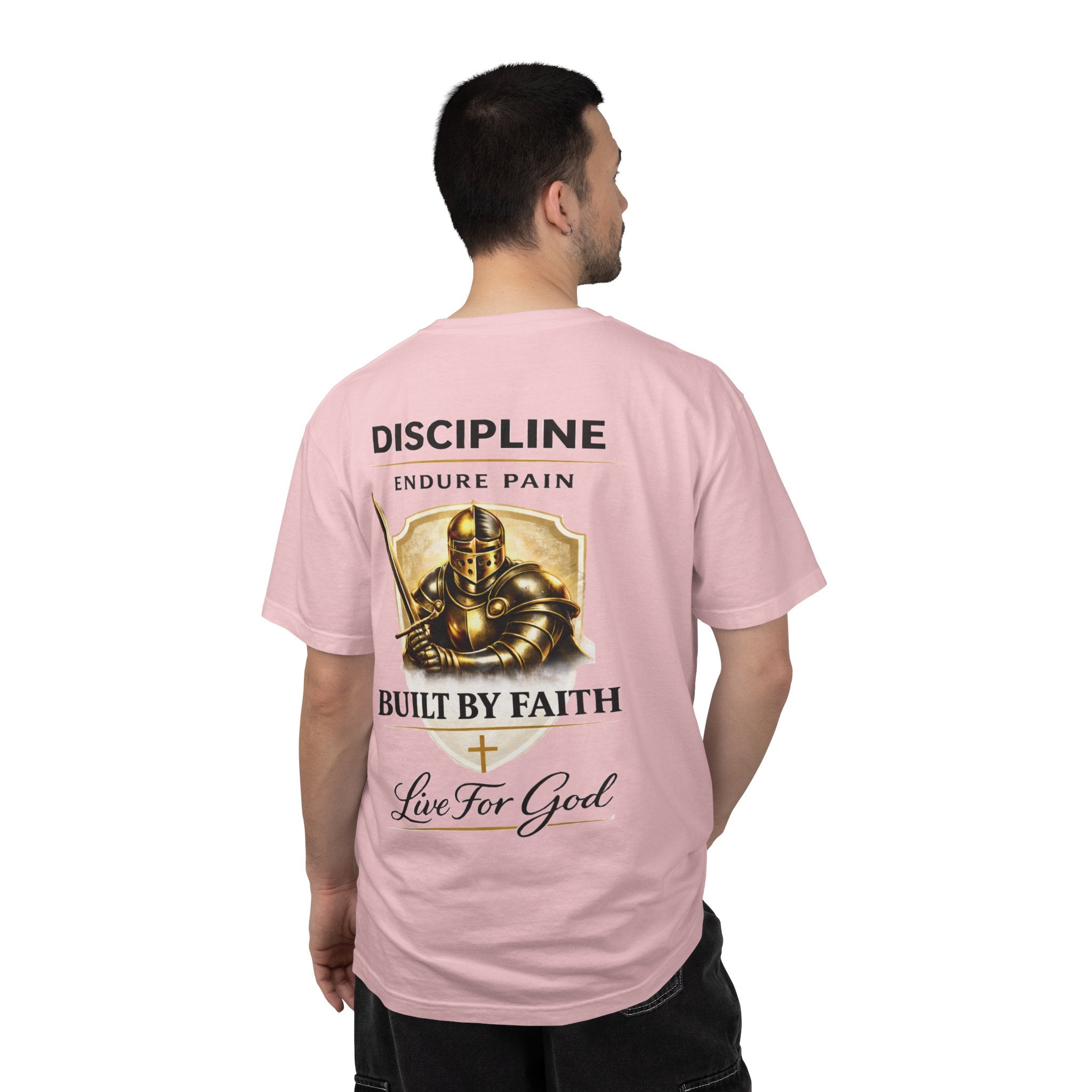 Armor of God Christian T-Shirt – Discipline Built by Faith Graphic Tee