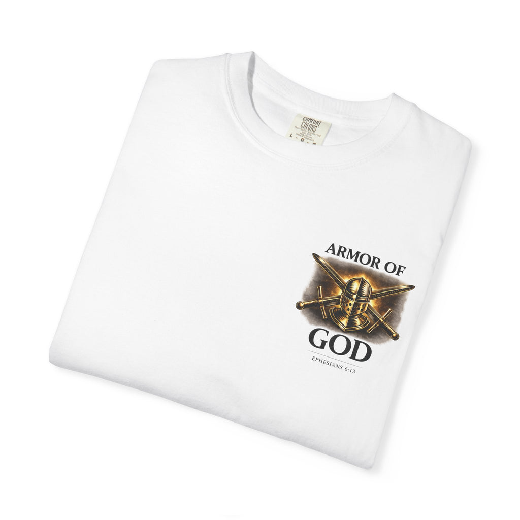 Armor of God Christian T-Shirt – Discipline Built by Faith Graphic Tee