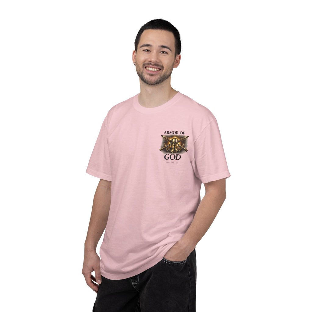 Armor of God Christian T-Shirt – Discipline Built by Faith Graphic Tee