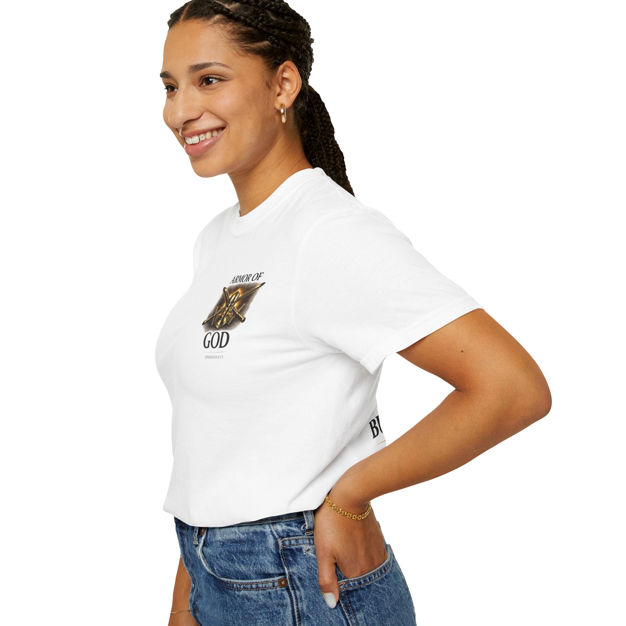 Armor of God Christian T-Shirt – Discipline Endure Pain Built by Faith Tee