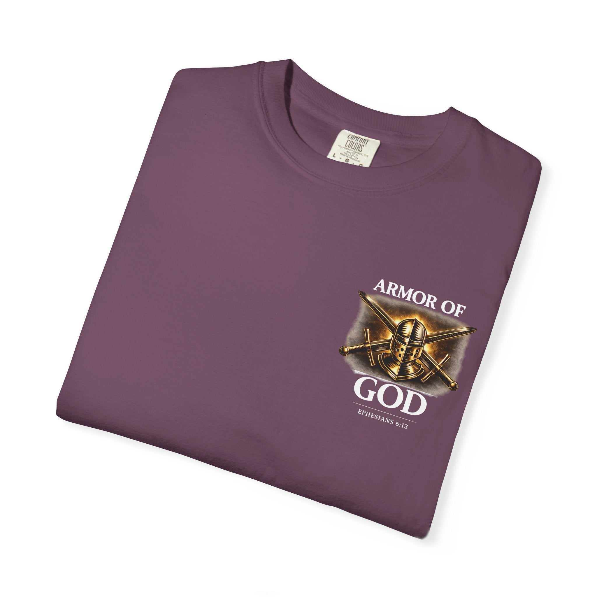 Armor of God Christian T-Shirt – Discipline Built by Faith Graphic Tee