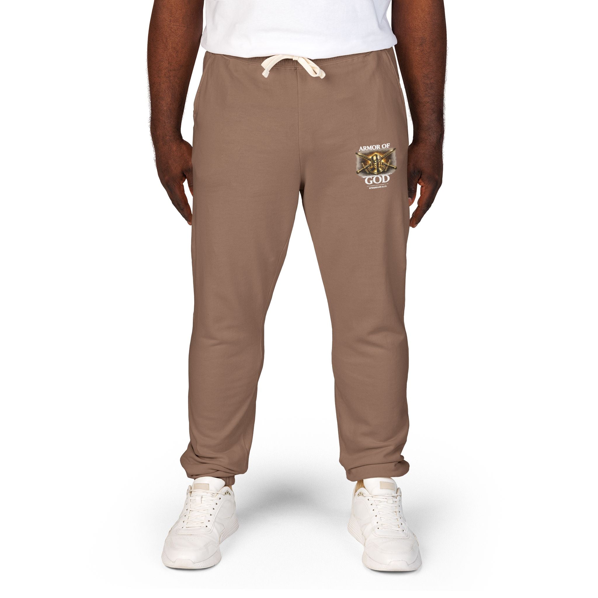 AMOR OF GOD Christian Sweatpants – Garment Dyed Faith Joggers for Men & Women