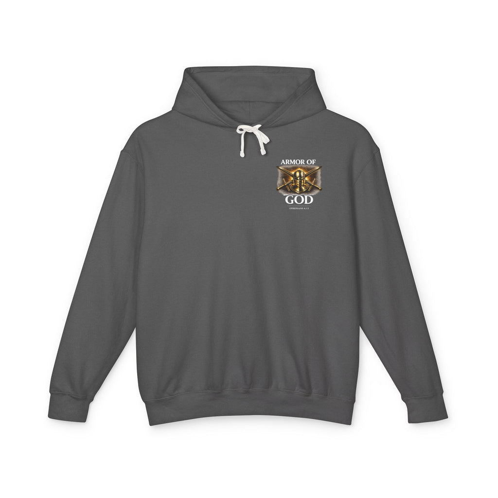 Built by Faith Christian Hoodie – Live For God Armor Graphic Sweatshirt