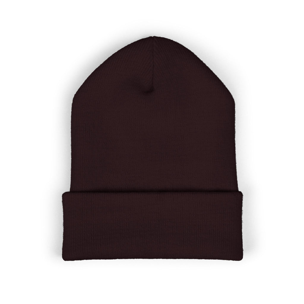 Armor of God Christian Beanie – Embroidered Lion Patch Cuffed Hat