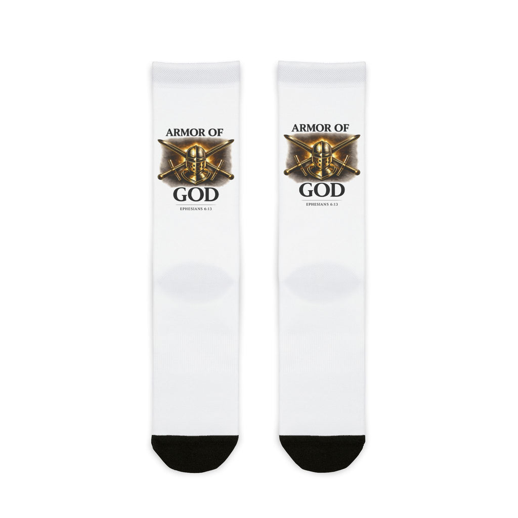 Armor of God Christian Crew Socks – Faith Sublimation Socks for Believers