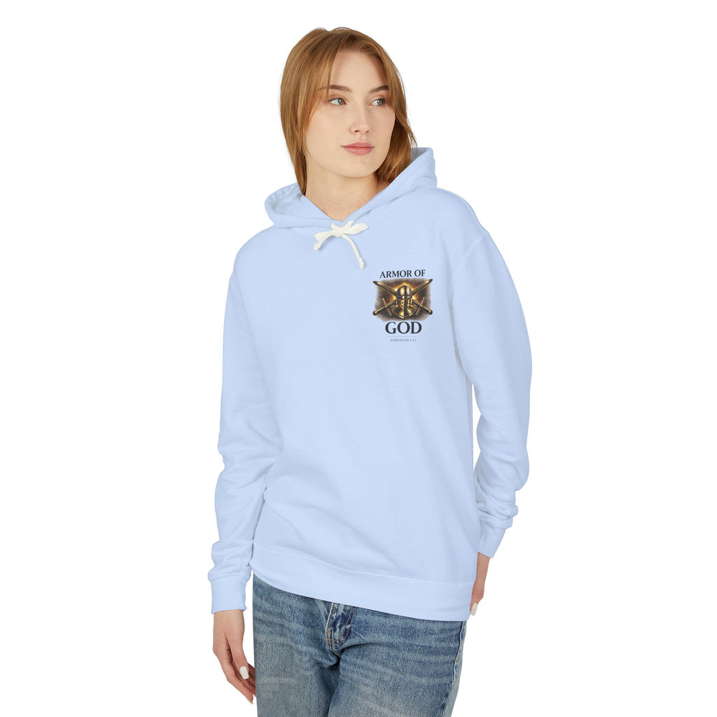 Built by Faith Christian Hoodie – Live For God Armor Graphic Sweatshirt