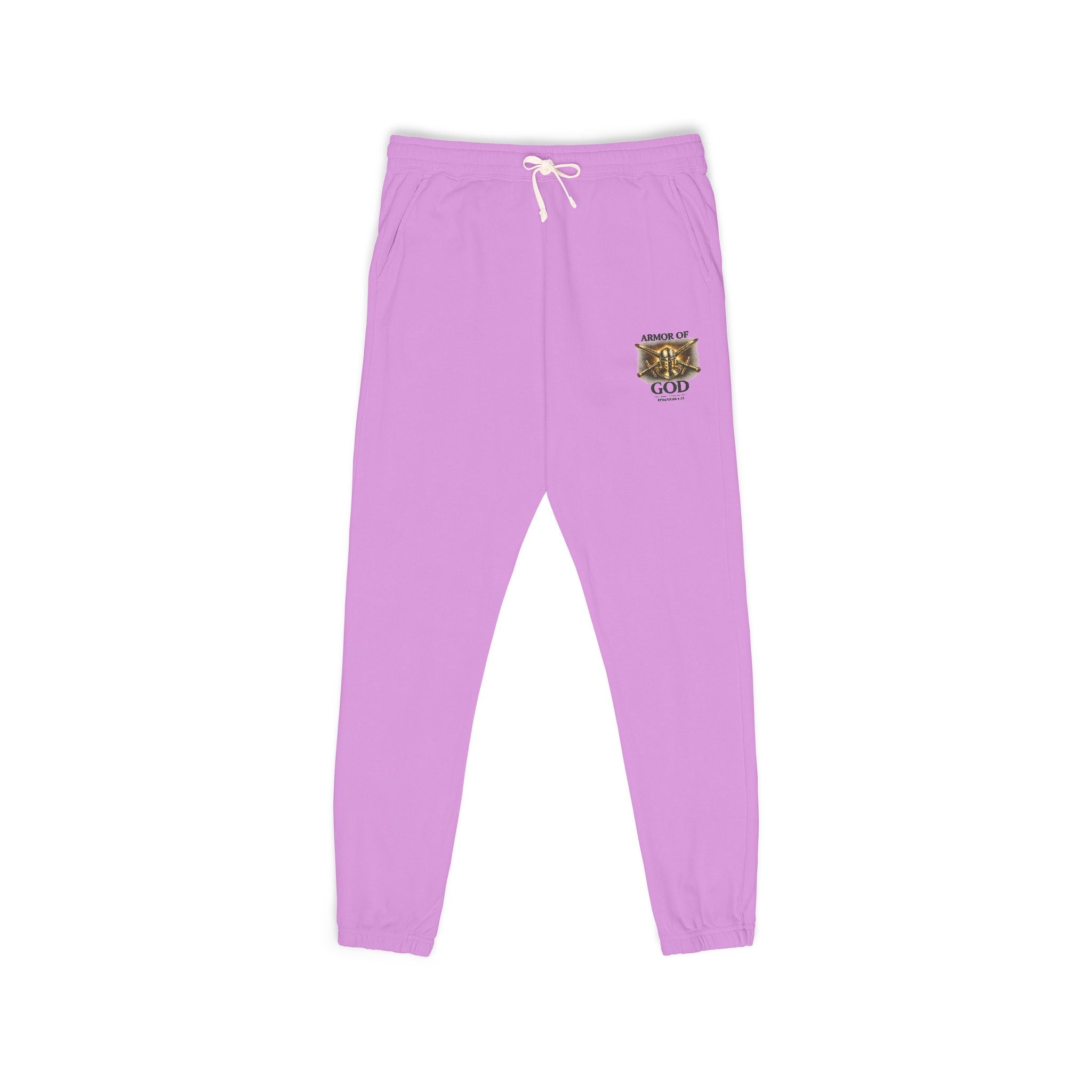 AMOR OF GOD Christian Sweatpants – Garment Dyed Faith Joggers for Men & Women