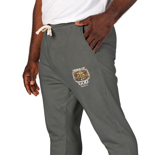 AMOR OF GOD Christian garment dyed sweatpants