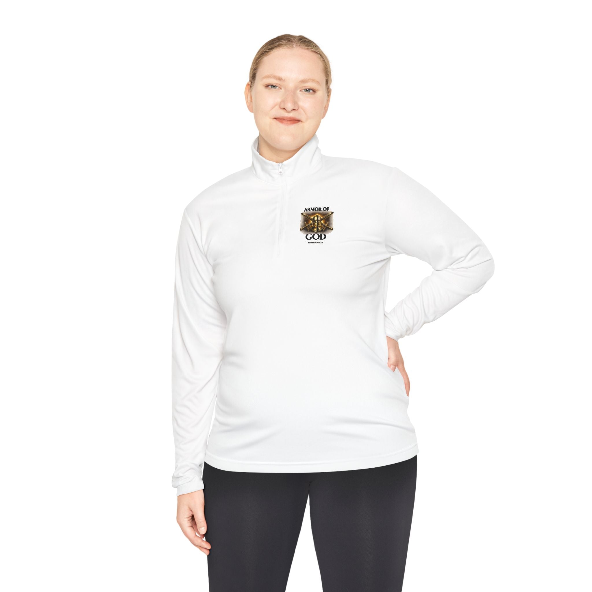 Discipline Built by Faith quarter zip pullover
