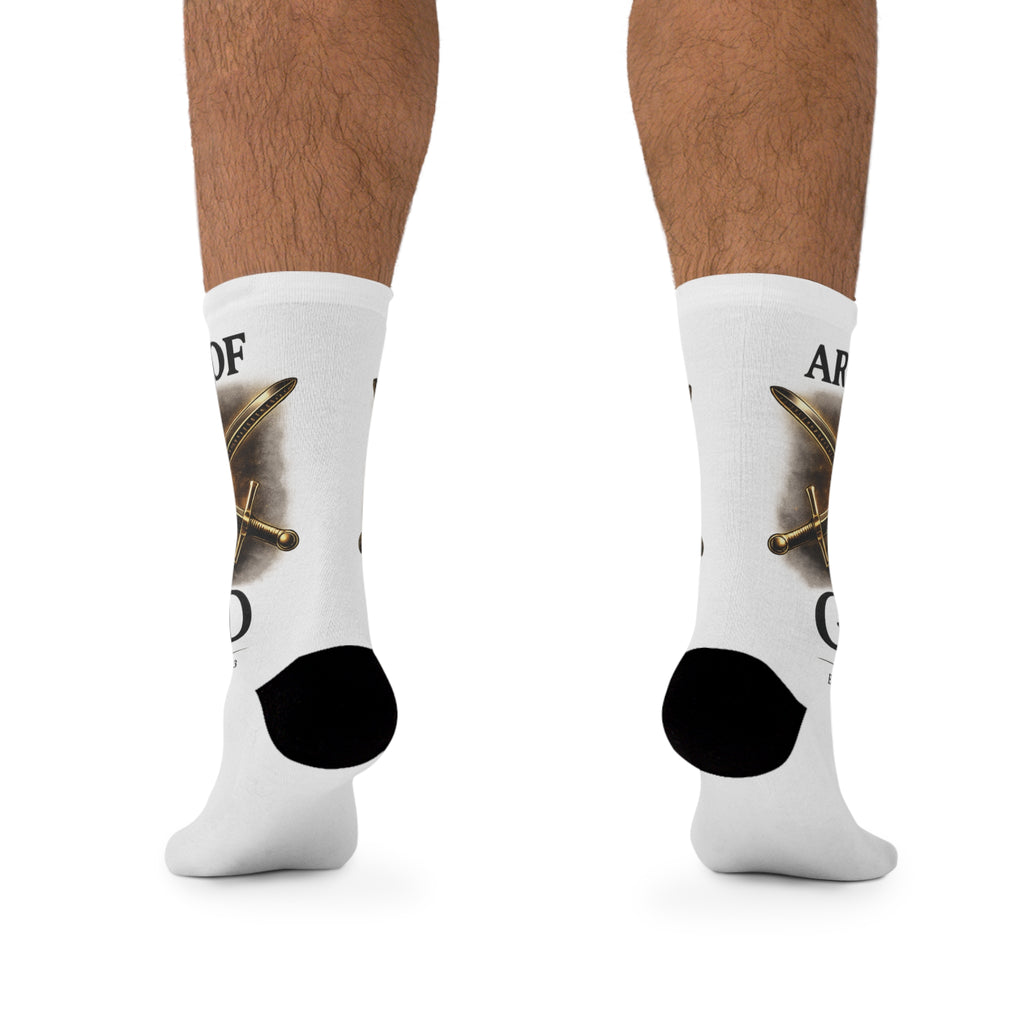 Faith based bible verse sock