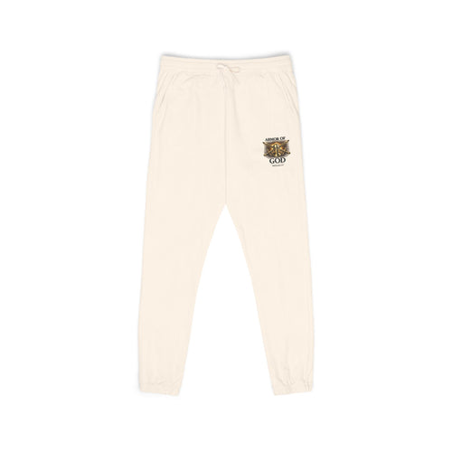 Faith based fleece joggers for believers
